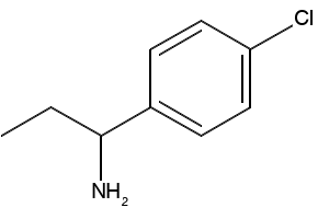 1-(4-CHLOROPHENYL)PROPAN-1-AMINE structure, CAS 74788-46-8