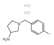 1-(4-FLUOROBENZYL)PYRROLIDIN-3-AMINE DIHYDROCHLORIDE structure, CAS 169452-08-8
