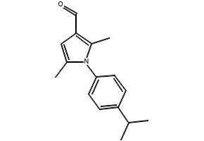 1-(4-FLUOROPHENYL)-2,5-DIMETHYL-1H-PYRROLE-3-CARBALDEHYDE structure, CAS 119673-50-6