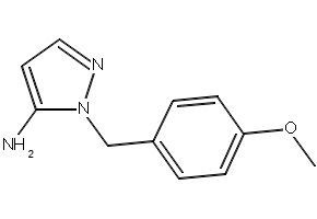 1-(4-METHOXYBENZYL)-1H-PYRAZOL-5-AMINE structure, CAS 3528-45-8