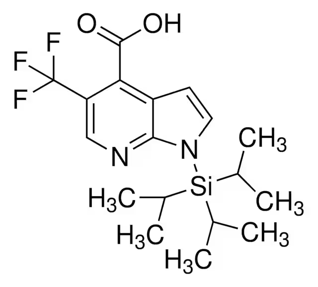 1-(4-METHOXYBENZYL)-1H-PYRROLO[2,3-B]PYRIDINE-5-CARBOXYLIC ACID structure, CAS 1201324-15-3