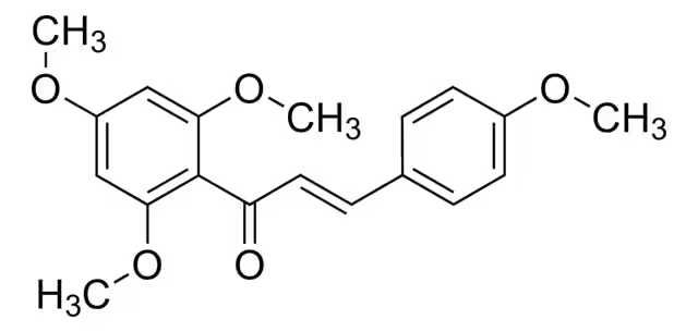 1-(4-METHOXYPHENYL)-3-(3,4,5-TRIMETHOXYPHENYL)PROP-2-EN-1-ONE structure, CAS 105686-91-7