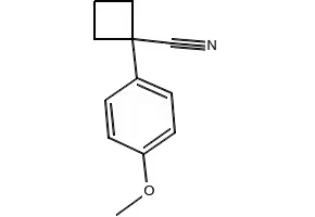 1-(4-METHOXYPHENYL)CYCLOBUTANECARBONITRILE structure, CAS 29786-45-6
