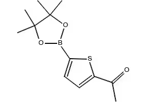 1-(5-(4,4,5,5-TETRAMETHYL-1,3,2-DIOXABOROLAN-2-YL)THIOPHEN-3-YL)ETHANONE structure, CAS 1040281-85-3