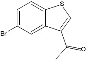 1-(5-BROMOBENZO[B]THIOPHEN-3-YL)ETHANONE structure, CAS 1423-63-8