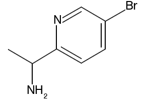 1-(5-BROMOPYRIDIN-2-YL)ETHANAMINE structure, CAS 871723-90-9