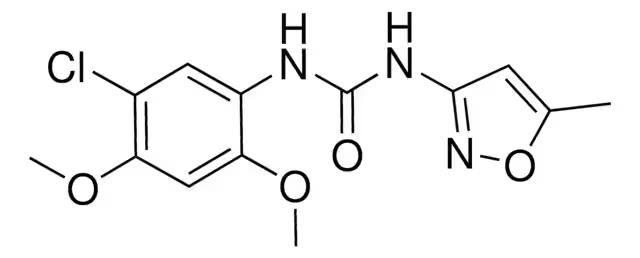1-(5-CHLORO-2,4-DIMETHOXYPHENYL)-3-(5-METHYLISOXAZOL-3-YL)UREA structure, CAS 501925-31-1