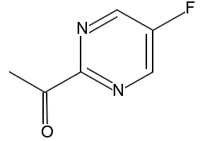 1-(5-FLUOROPYRIMIDIN-2-YL)ETHANONE structure, CAS 905587-44-2