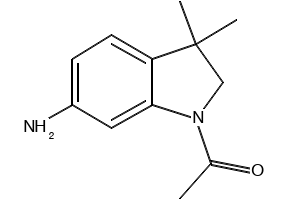 1-(6-AMINO-3,3-DIMETHYLINDOLIN-1-YL)ETHANONE structure, CAS 453562-71-5