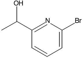 1-(6-BROMOPYRIDIN-2-YL)ETHANOL structure, CAS 139163-56-7