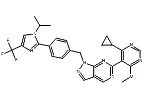 1-(6-CYCLOPROPYL-4-(TRIFLUOROMETHYL)PYRIMIDIN-2(1H)-YLIDENE)HYDRAZINE structure, CAS 869945-40-4