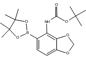1-(7-(4,4,5,5-TETRAMETHYL-1,3,2-DIOXABOROLAN-2-YL)BENZO[D][1,3]DIOXOL-5-YL)ETHANONE structure, CAS 1150271-59-2