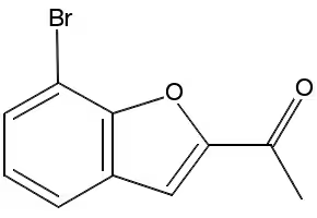 1-(7-BROMOBENZOFURAN-2-YL)ETHANONE structure, CAS 460086-95-7