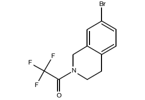 1-(8-BROMO-3,4-DIHYDROISOQUINOLIN-2(1H)-YL)-2,2,2-TRIFLUOROETHANONE structure, CAS 726136-49-8