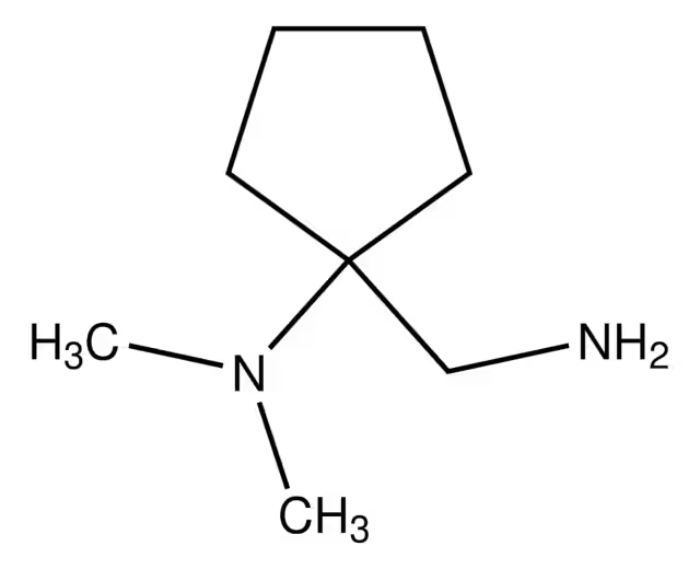 1-(AMINOMETHYL)-N,N-DIMETHYLCYCLOPENTANAMINE structure, CAS 164642-21-1