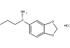 1-(BENZO[D][1,3]DIOXOL-5-YL)-N-ETHYLPROPAN-2-AMINE HYDROCHLORIDE structure, CAS 116261-63-3