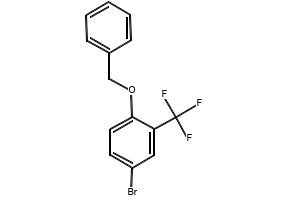 1-(BENZYLOXY)-2-BROMO-4-(TRIFLUOROMETHYL)BENZENE structure, CAS 200956-32-7