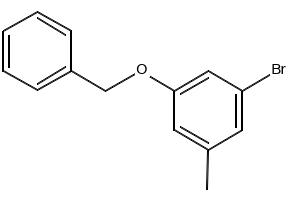 1-(BENZYLOXY)-3-BROMO-5-FLUOROBENZENE structure, CAS 130722-44-0
