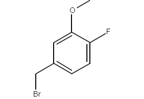 1-(BROMOMETHYL)-2-FLUORO-4-METHOXYBENZENE structure, CAS 54788-19-1