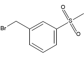 1-(BROMOMETHYL)-3-(METHYLSULFONYL)BENZENE structure, CAS 82657-76-9