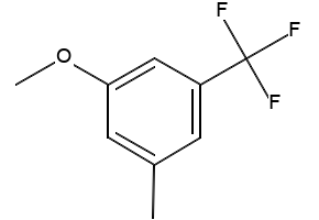 1-(BROMOMETHYL)-3-METHOXY-5-(TRIFLUOROMETHYL)BENZENE structure, CAS 916421-00-6
