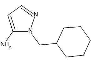 1-(CYCLOHEXYLMETHYL)-1H-PYRAZOL-5-AMINE structure, CAS 3524-26-3