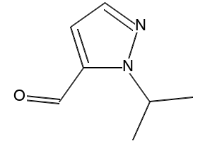 1-(CYCLOPROPYLMETHYL)-1H-PYRAZOLE-5-CARBALDEHYDE structure, CAS 1236365-97-1