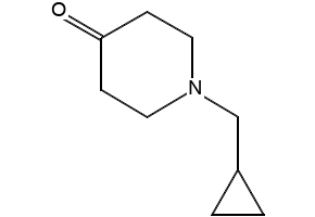 1-(CYCLOPROPYLMETHYL)PIPERIDIN-4-ONE structure, CAS 49682-96-4