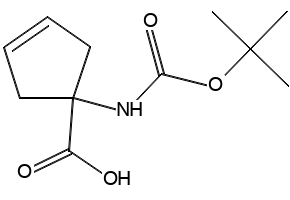 1-(ETHOXYCARBONYL)CYCLOPENT-3-ENECARBOXYLIC ACID structure, CAS 76910-08-2