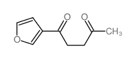 1-(FURAN-3-YL)PENTANE-1,4-DIONE structure, CAS 496-06-0