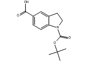 1-(METHYLSULFONYL)INDOLINE-5-CARBOXYLIC ACID structure, CAS 712319-44-3