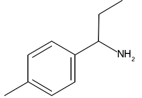 1-(P-TOLYL)PROPAN-1-AMINE structure, CAS 174636-87-4
