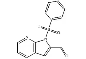 1-(PHENYLSULFONYL)-1H-PYRROLO[2,3-B]PYRIDINE-2-CARBALDEHYDE structure, CAS 189089-91-6