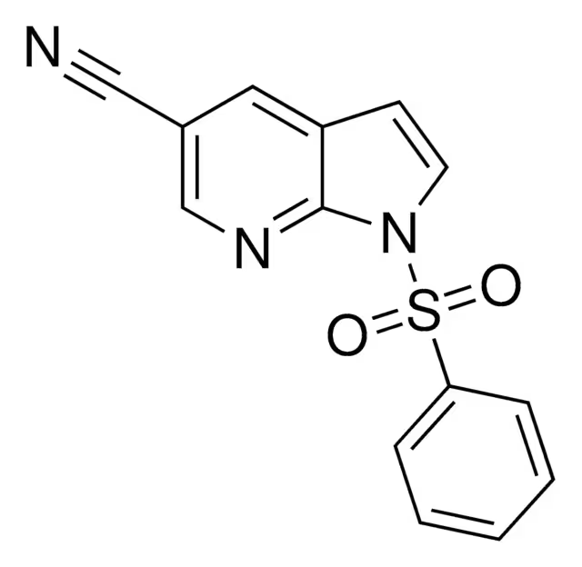 1-(PHENYLSULFONYL)-1H-PYRROLO[2,3-B]PYRIDINE-5-CARBONITRILE structure, CAS 1015608-95-3