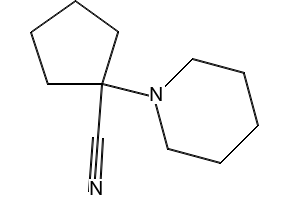 1-(PIPERIDIN-1-YL)CYCLOPENTANECARBONITRILE structure, CAS 22912-32-9