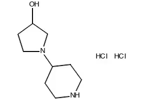 1-(PIPERIDIN-3-YL)PYRROLIDIN-3-OL DIHYDROCHLORIDE structure, CAS 1219957-20-6