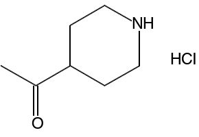 1-(PIPERIDIN-4-YL)ETHANONE HYDROCHLORIDE structure, CAS 89895-06-7