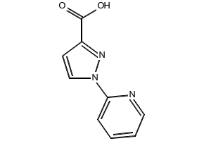 1-(PYRIDIN-2-YL)-1H-PYRAZOLE-3-CARBOXYLIC ACID structure, CAS 1014631-58-3