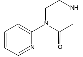 1-(PYRIDIN-2-YL)PIPERAZIN-2-ONE structure, CAS 345310-98-7