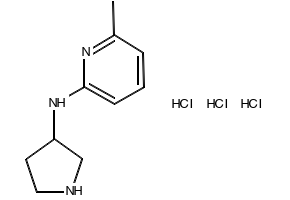 1-(PYRIDIN-3-YLMETHYL)PYRROLIDIN-3-AMINE TRIHYDROCHLORIDE structure, CAS 169452-31-7