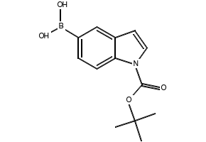 1-(TERT-BUTOXYCARBONYL)-1H-INDOL-5-YLBORONIC ACID structure, CAS 317830-84-5