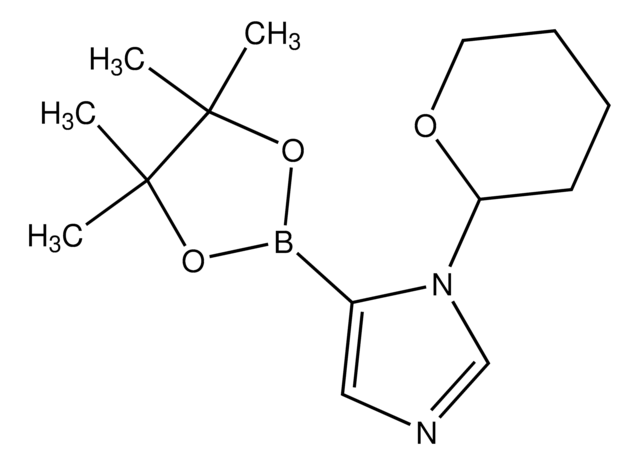 1-(TETRAHYDRO-2H-PYRAN-2-YL)-1H-IMIDAZOLE-5-BORONIC ACID PINACOL ESTER structure, CAS 1029684-37-4