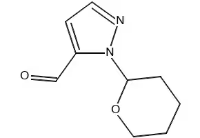 1-(TETRAHYDRO-2H-PYRAN-2-YL)-1H-PYRAZOLE-5-CARBALDEHYDE structure, CAS 957483-88-4