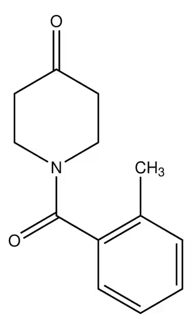 1-(THIOPHENE-2-CARBONYL)PIPERIDIN-4-ONE structure, CAS 141945-71-3