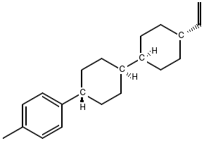 1-[(TRANS,TRANS)-4'-ETHENYL[1,1'-BICYCLOHEXYL]-4-METHYLBENZENE structure, CAS 155041-85-3