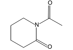 1-ACETYLPIPERIDIN-2-ONE structure, CAS 3326-13-4
