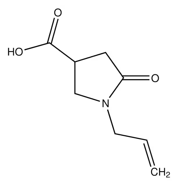 1-ALLYL-5-OXOPYRROLIDINE-3-CARBOXYLIC ACID structure, CAS 16199-99-8