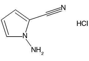 1-AMINO-1H-PYRROLE-2-CARBONITRILE HYDROCHLORIDE structure, CAS 937046-97-4