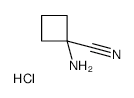 1-AMINOCYCLOBUTANECARBONITRILE HYDROCHLORIDE structure, CAS 845821-84-3