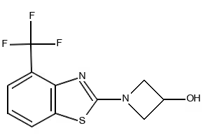 1-BENZHYDRYL-3-(TRIFLUOROMETHYL)AZETIDIN-3-OL structure, CAS 848192-92-7
